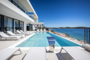 Sensational Rogoznica Villa - 5 Bedrooms - Villa Miracle - Balcony Overlooking Amazing Sea Views
